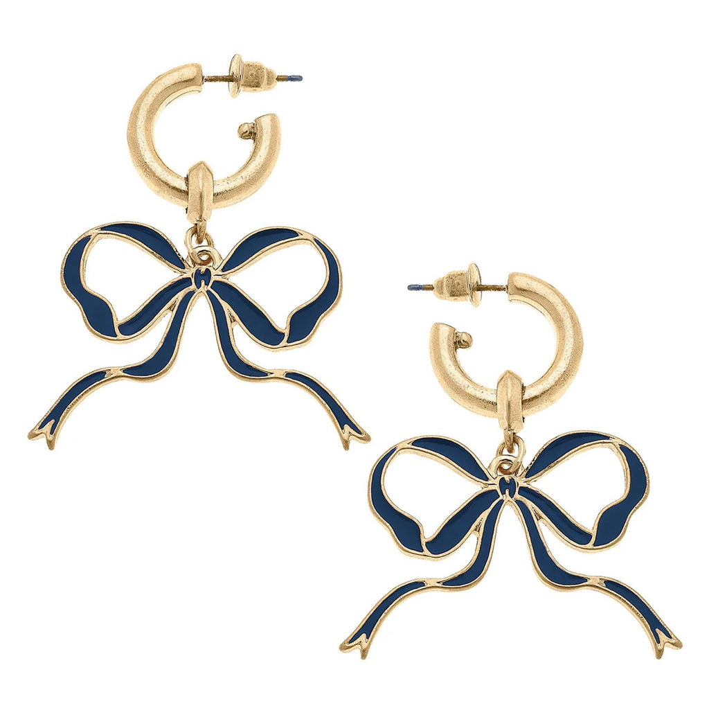 Bow Game Day Earrings