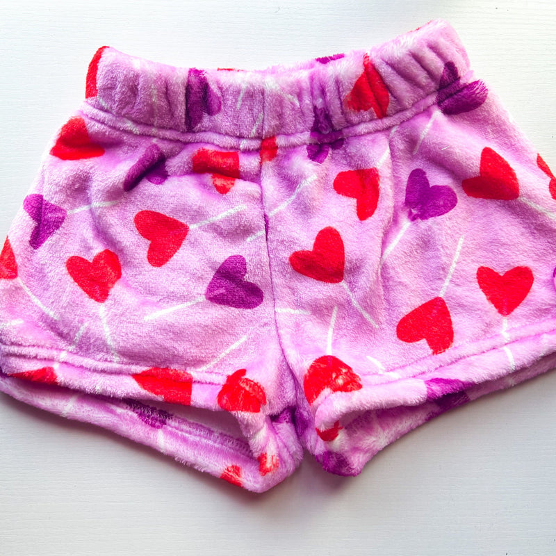 Girls Heart Lollipop Plus Shorts