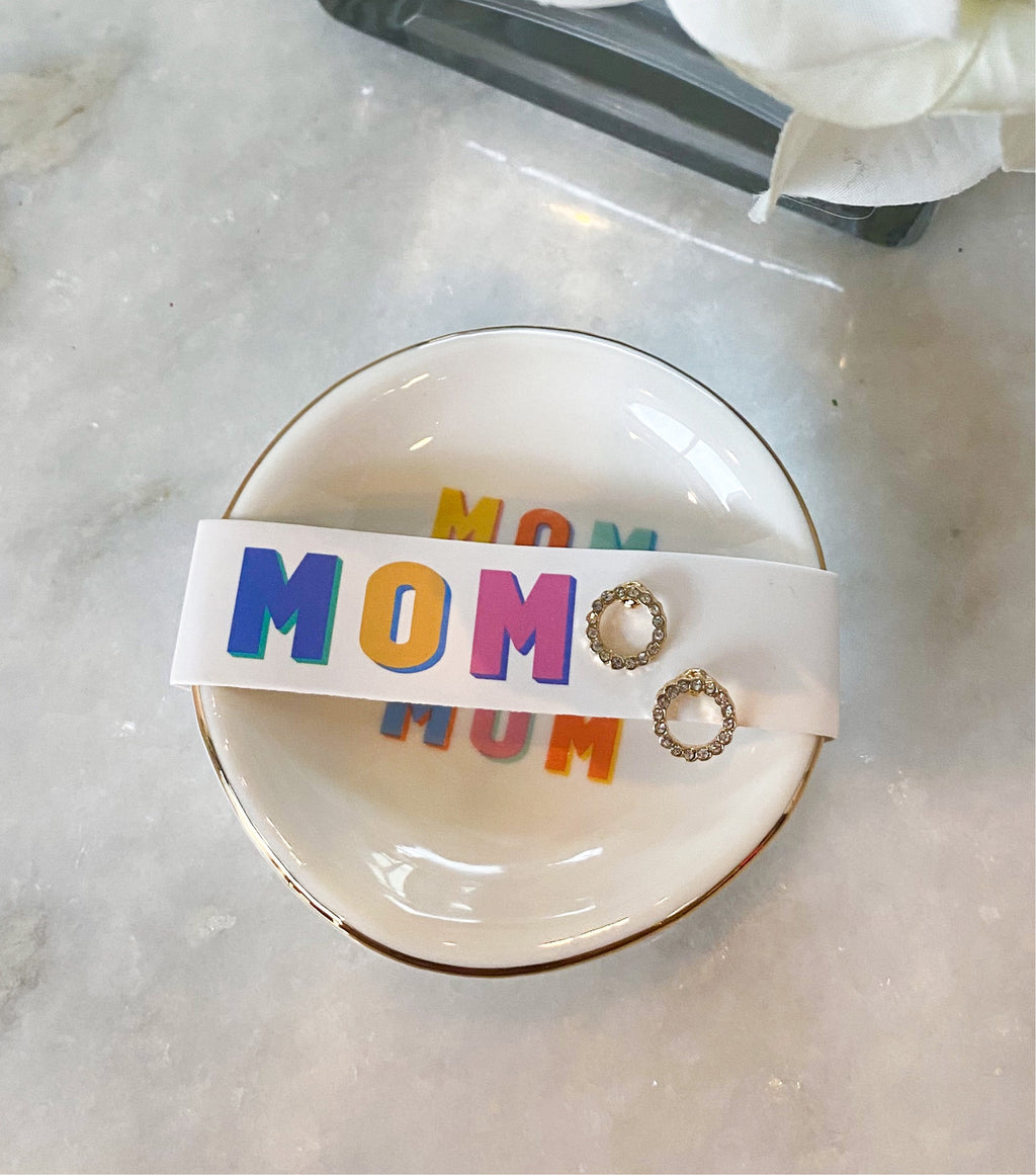 Earring + Tray Set - Mom